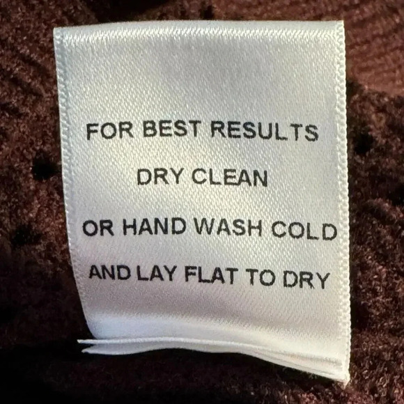 NEW Stitches + Stripes Women's XL Brown Open Stitch Knit Sweater Pullover NWT - Picture 8 of 8